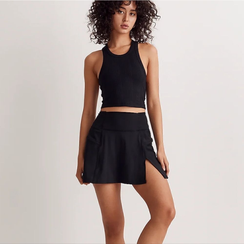 NWT Madewell Variegated Rib Crop Tank